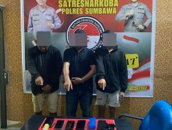 Asyik Nyabu, 3 Pria di Kalimango Alas Diringkus