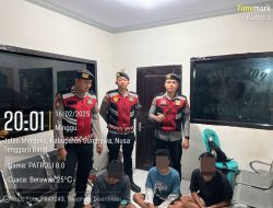 Respon Cepat Unit Patroli Samapta Polres Sumbawa Amankan Sejumlah Remaja Pembuat Keonaran