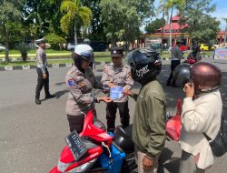 Teguran dan Pembinaan Jadi Fokus Polres Sumbawa dalam Operasi Keselamatan Lalu Lintas