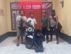 Terduga Pelaku Curanmor Scoopy di Pekat Ditangkap