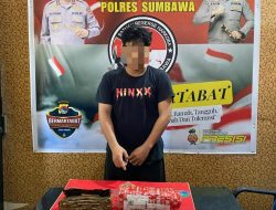 Polres Sumbawa Amankan Pria Asal Bogor dengan 500 Gram Ganja