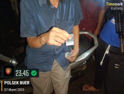 Bawa Sabu, Pria 50 Tahun Ditangkap Polsek Buer
