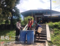 Polres Sumbawa Berikan Bantuan Air untuk Pembangunan Fasilitas Umum di Pemakaman Katolik
