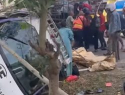 Kecelakaan Tunggal di Alas Barat, Pick Up Angkut Penumpang Tewaskan Dua Orang