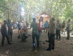 Polsek Plampang Bubarkan Aksi Sabung Ayam di Desa Pemasar