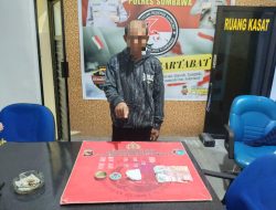 Dini Hari Digerebek, Pria 54 Tahun di Tarano Ketahuan Simpan Sabu