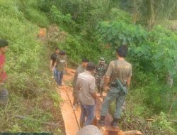 Patroli Gabungan TNI–KPH Amankan Barang Bukti Pembalakan Liar di Batulanteh