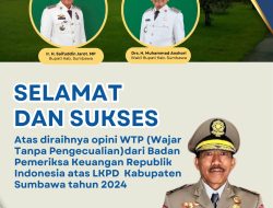 Selamat atas Raihan Opini WTP
