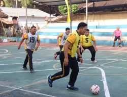 Semarak HUT Bhayangkara, Polres Sumbawa Gelar Futsal Antar Satuan