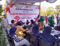 Polres Sumbawa Hadirkan Pelayanan SKCK dan SIM di CFD Samota