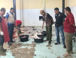 Satpol PP Sumbawa Monitoring Pemotongan Hewan di RPH Bangkong, Pastikan Daging Aman dan Patuhi Regulasi
