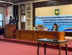Rotasi Jabatan di Lingkup Pemkab Sumbawa, 14 Pejabat Eselon II Bergeser