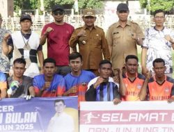 Wabup H. Ansori Resmikan Kick Off Kades Cup IV 2025 di Desa Batu Bulan, 64 Klub Sepak Bola Ikut Berlaga