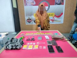Hj. J Ditangkap Terkait Kasus Narkoba, Polisi Sita 5,45 Gram Sabu