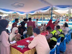 Ratusan Warga Antusias Ikuti Layanan Pengobatan Gratis Polres Sumbawa