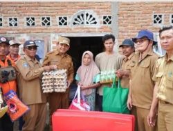 Wabup Ansori Kunjungi Korban Banjir di Sepayung dan Salurkan Bantuan