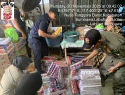 Satgas Cukai Sita 2.670 Bungkus Rokok Ilegal