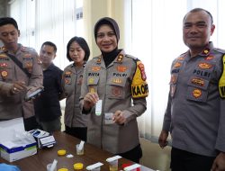 Hasil Tes Urine Mendadak PJU Polres Sumbawa, Seluruhnya Dinyatakan Negatif