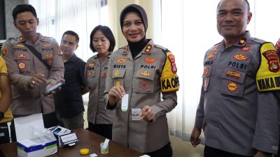 Hasil Tes Urine Mendadak PJU Polres Sumbawa, Seluruhnya Dinyatakan Negatif