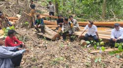 Patroli Satgas Gabungan Batulanteh Gerebek Lokasi Illegal Logging di Dusun Punik
