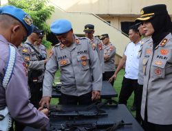 Polres Sumbawa Perketat Pengawasan Senpi, Personel Diingatkan Patuhi SOP