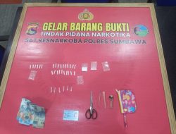 Polres Sumbawa Ringkus Terduga Pengedar Sabu di Tarano, 29 Poket Diamankan