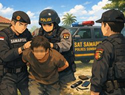 Polres Sumbawa Amankan Terduga Pelaku Pencurian di Karaoke Warna Warni