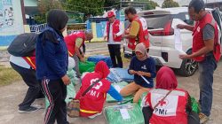 Gandeng Pengusaha, PMI Sumbawa Salurkan Bantuan Tahap II dan Buka Dapur Umum di Alas