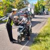 Respon Aduan Warga, Polres Sumbawa Tertibkan Pengendara Lawan Arus