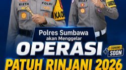 Siapkan Kelengkapan Kendaraan, Polres Sumbawa Gelar Operasi Patuh Rinjani Selama 14 Hari