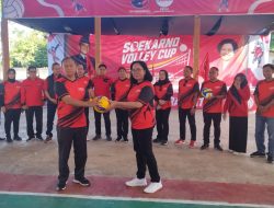 Esti Wijayati Sampaikan Salam Megawati untuk Warga Sumbawa di Pembukaan Volley Soekarno Cup