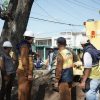 Bupati Sumbawa Syarafuddin Jarot Tinjau Perbaikan Jalan Provinsi Depan RSUD Sering