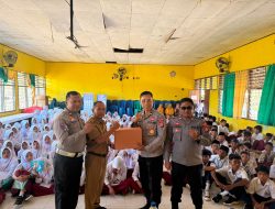 Bentengi Generasi Muda, Sat Binmas Polres Sumbawa Gelar Penyuluhan Narkoba di SMPN 1 Lape