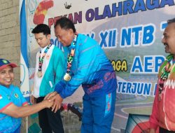 Mendarat Akurat! Suradi Sumbang Emas Terjun Payung untuk Sumbawa