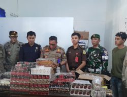Gempur Rokok Ilegal di Lape dan Empang, Satpol PP Sumbawa Amankan Puluhan Ribu Batang Rokok Tanpa Cukai