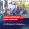 Polsek Plampang Kawal Pembukaan Turnamen Mini Soccer BONEK CUP
