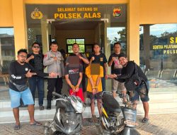 Polsek Utan Sumbawa Gulung Komplotan Curanmor Lintas Kecamatan