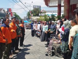 Tingkatkan Kesiapsiagaan Nakes, BPBD Sumbawa Gelar Simulasi Bencana Gempa