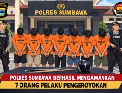 Gerak Cepat,  Polres Sumbawa Bekuk 7 Pelaku Pengeroyokan di SPBU Kebayan