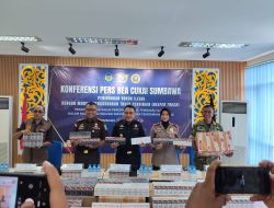 Modus Baru! Pakai Truk Pendingin Ritel Modern, Penyelundupan Rokok Ilegal Dibongkar Bea Cukai Sumbawa